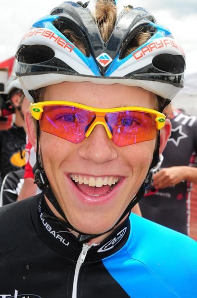 Russell Finsterwald (Gary Fisher/Subaru) was all smiles.