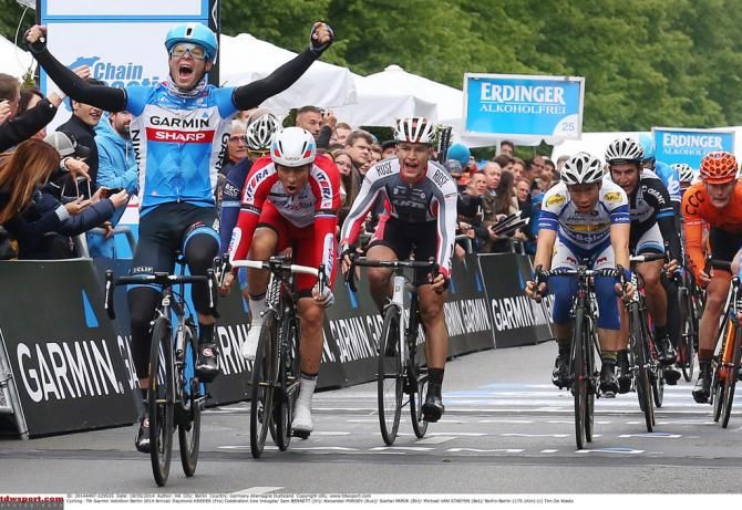 Raymond Kreder (Garmin-Sharp) won easily in the end