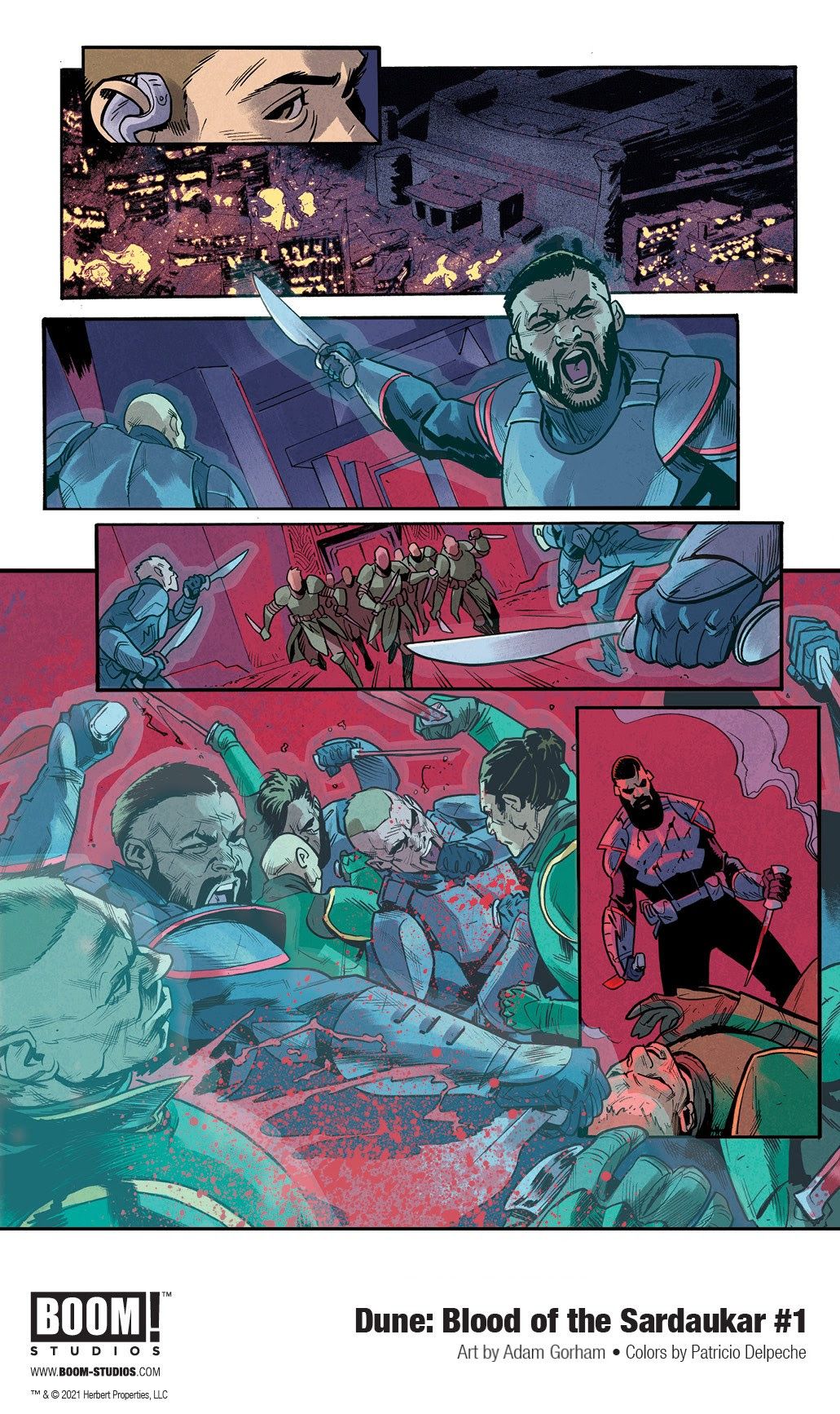 "Dune: Blood of the Sardaukar" from Boom! Studios will debut in July 2021.