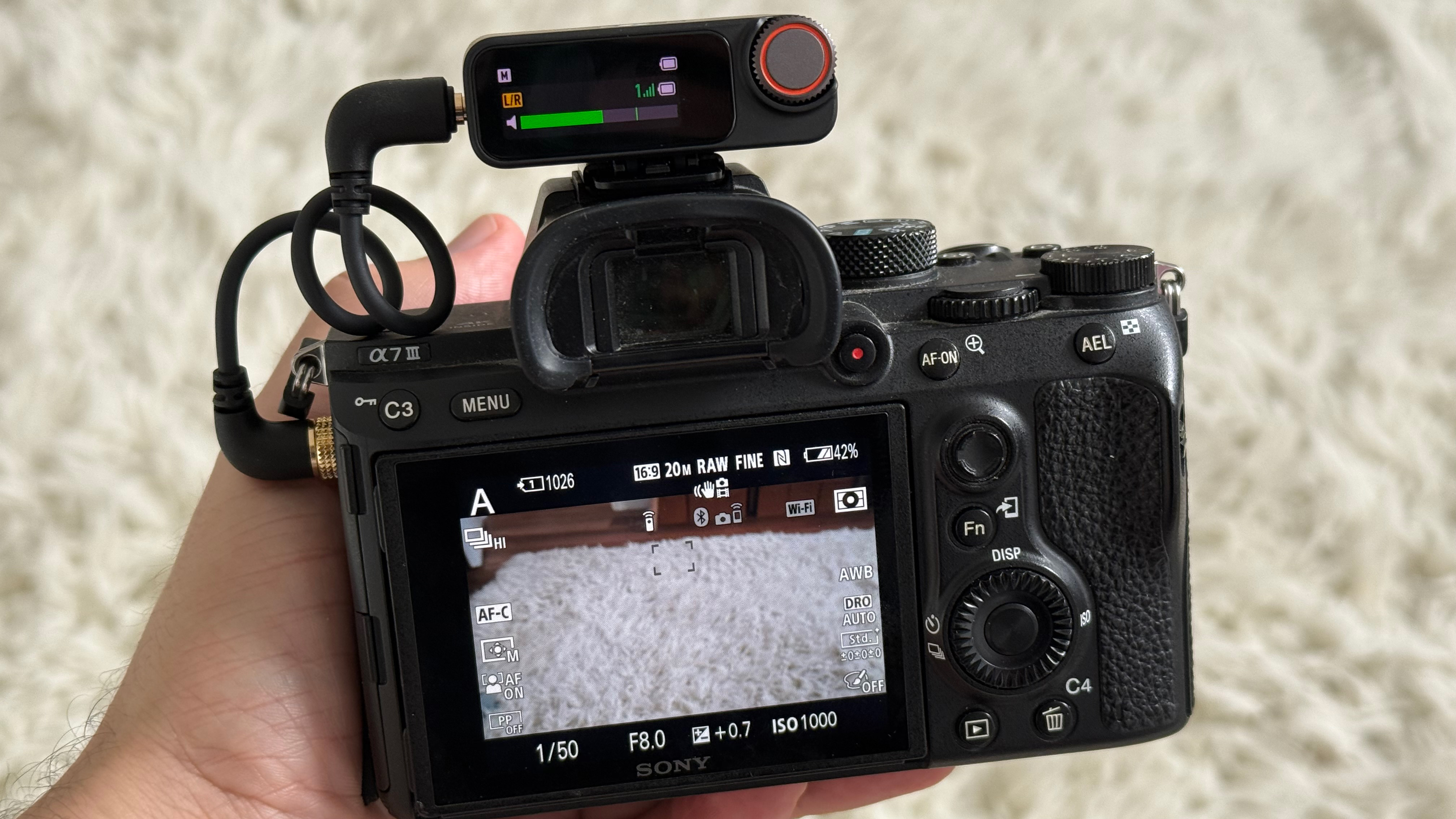 DJI Mic 3 on Sony A7iii