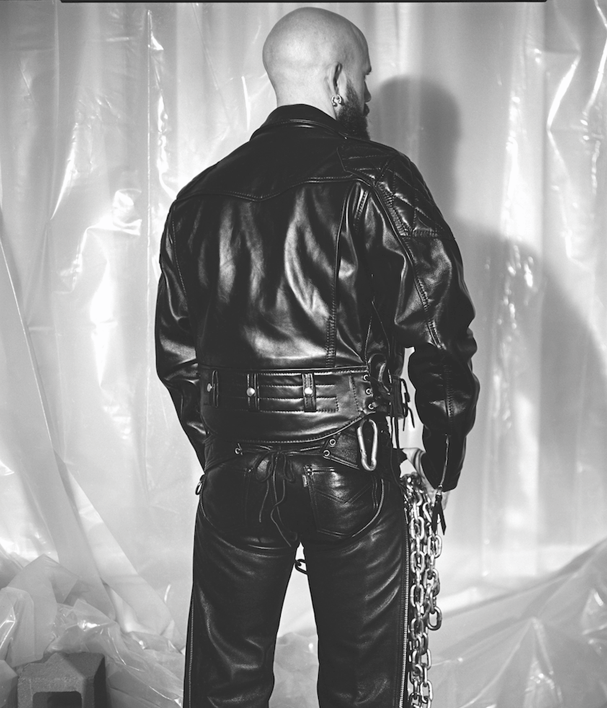 people in rubber suits