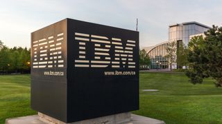 Image of the front of IBM's head office in Markham, Canada