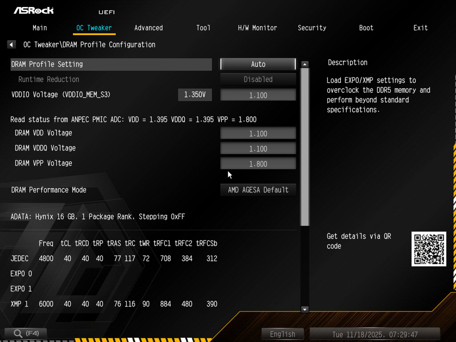 ASRock X870E Taichi OCF - BIOS