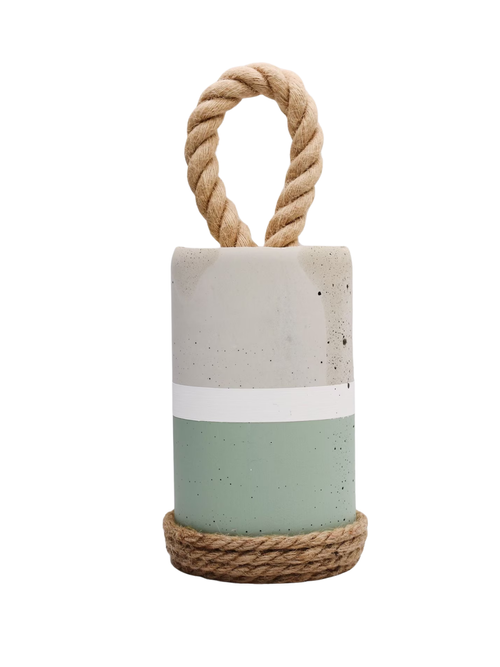 Handmade Cement Buoy Doorstop