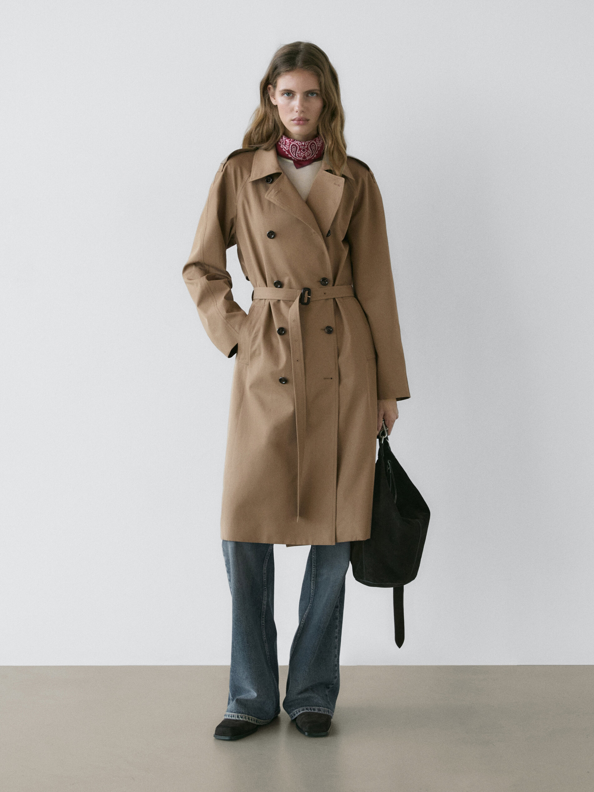 100% Cotton Trench Coat
