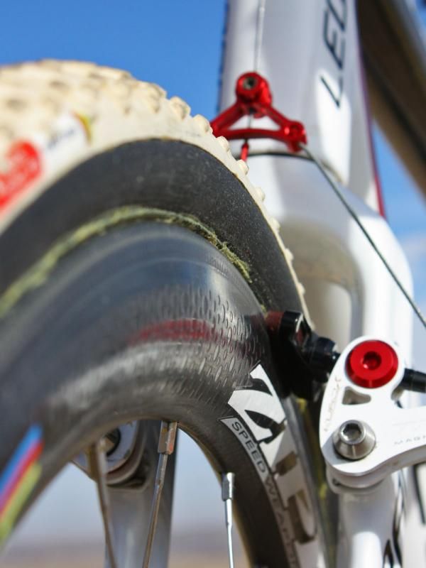 Zipp's updated 303 rim profile features a wider tire bed and more rounded edges for better tire support and fewer pinch flats.