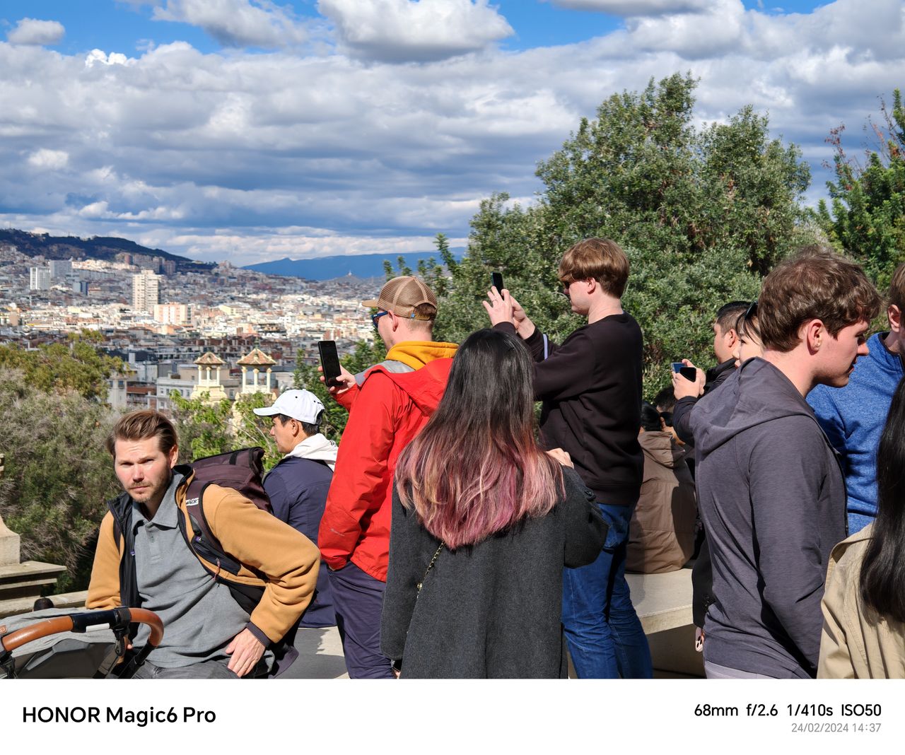 A photo taken on the Honor Magic 6 Pro smartphone