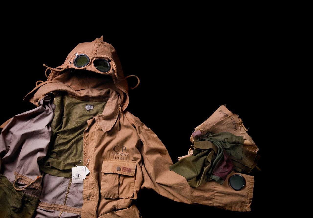 C.P. Company goggle jacket exhibition