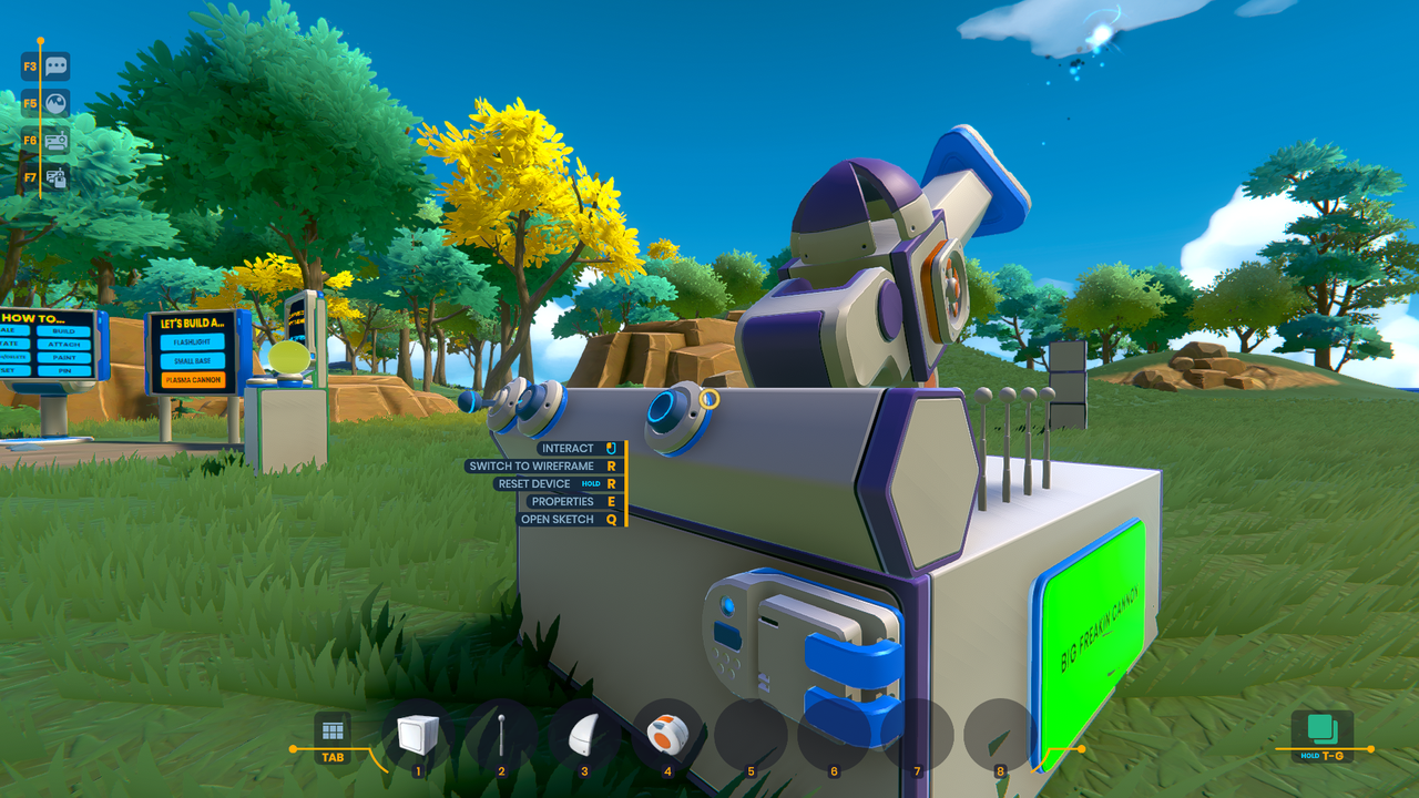 Plasma sandbox building sim