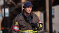 Severide evaluating an emergency in Chicago Fire Season 14x16