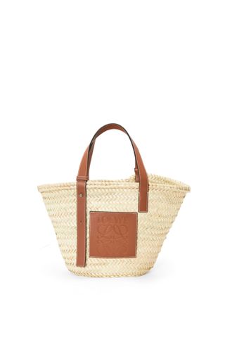 Loewe, Basket Bag in Palm Leaf and Calfskin