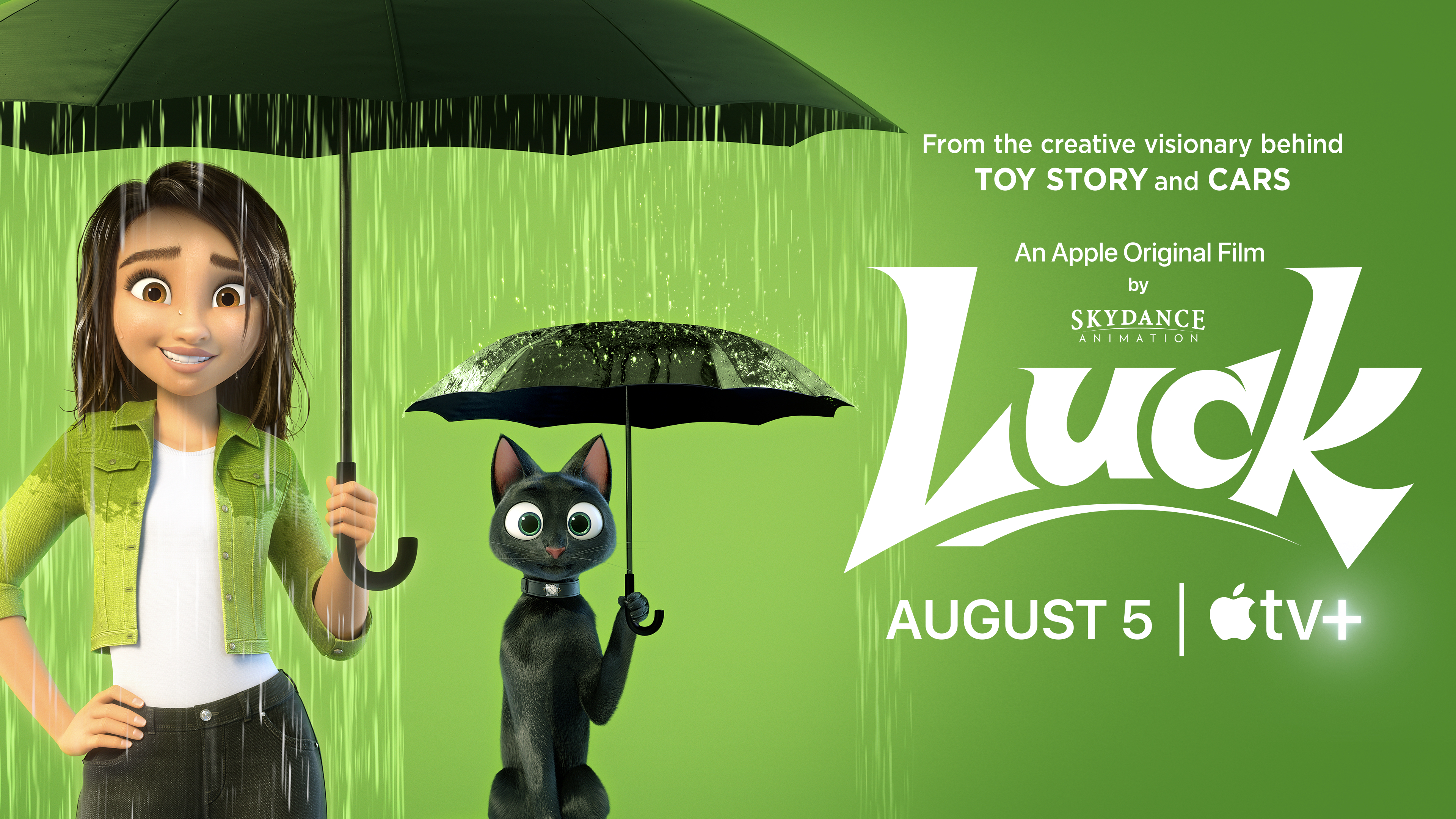 How to watch Luck, a new animated film from the minds behind Toy Story and  Cars, on Apple TV+ | iMore