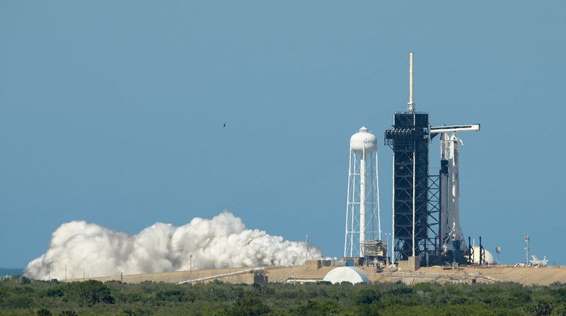 Spacex Test Fires Rocket For Epic Nasa Astronaut Launch On May 27