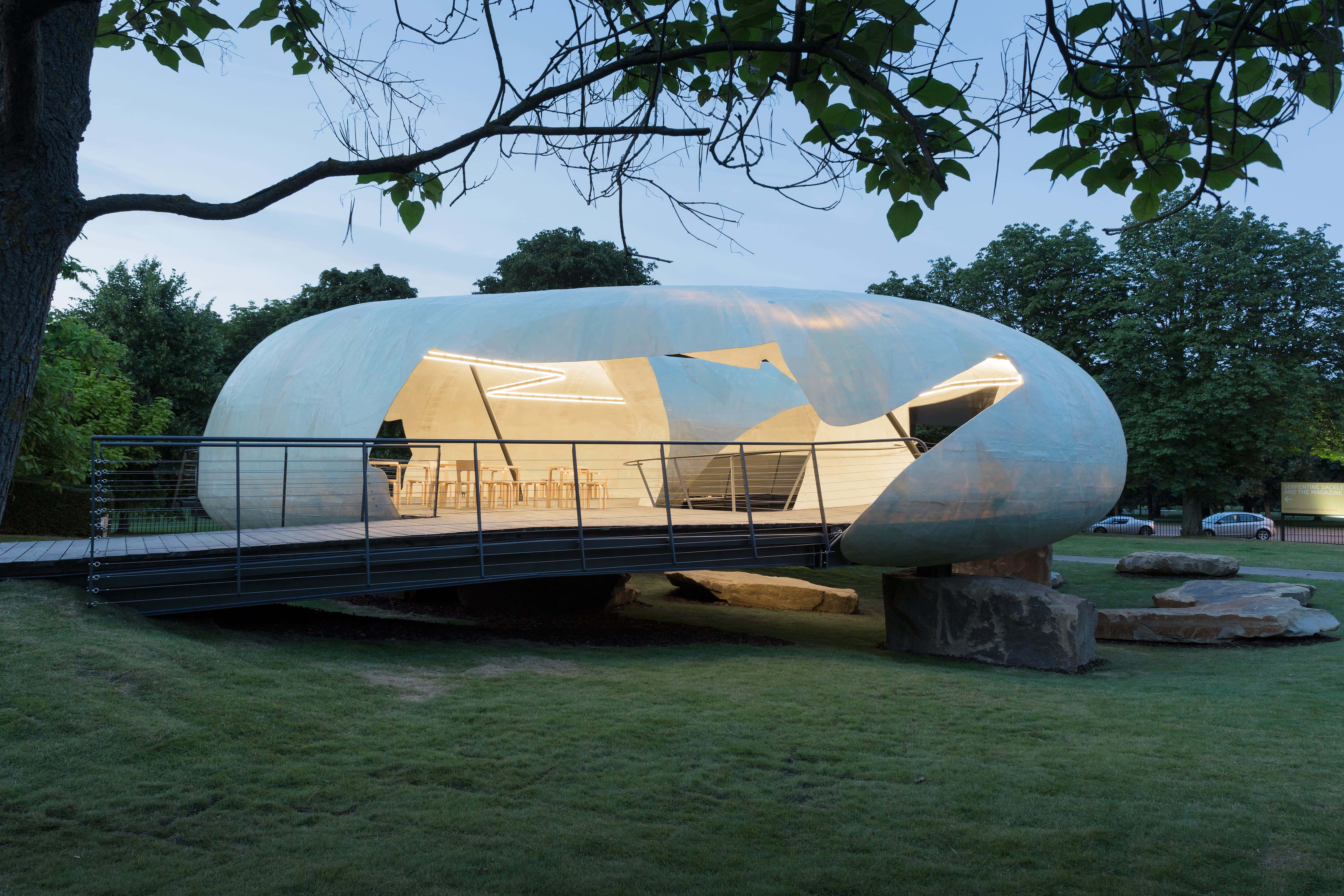 Serpentine Gallery Pavilion, photo courtesy of Iwan Baan