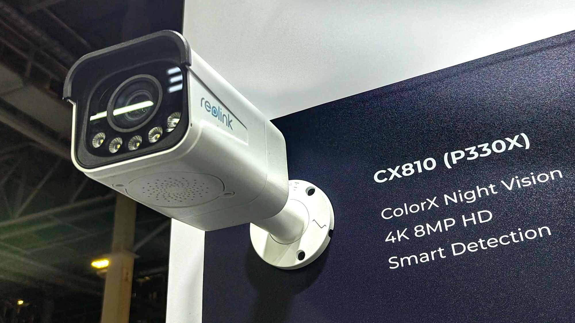 2 Pack Reolink CX810 ColorX 8MP PoE Security Camera, Outdoor Color Night Vision