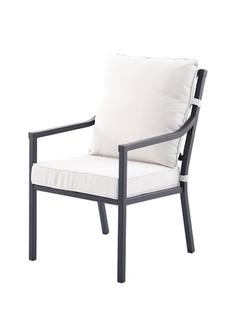 Cambria 2-Pack Steel Outdoor Patio Dining Chairs