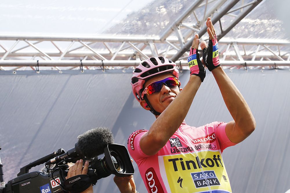 Giro d'Italia race leader Alberto Contador (Tinkoff-Saxo)