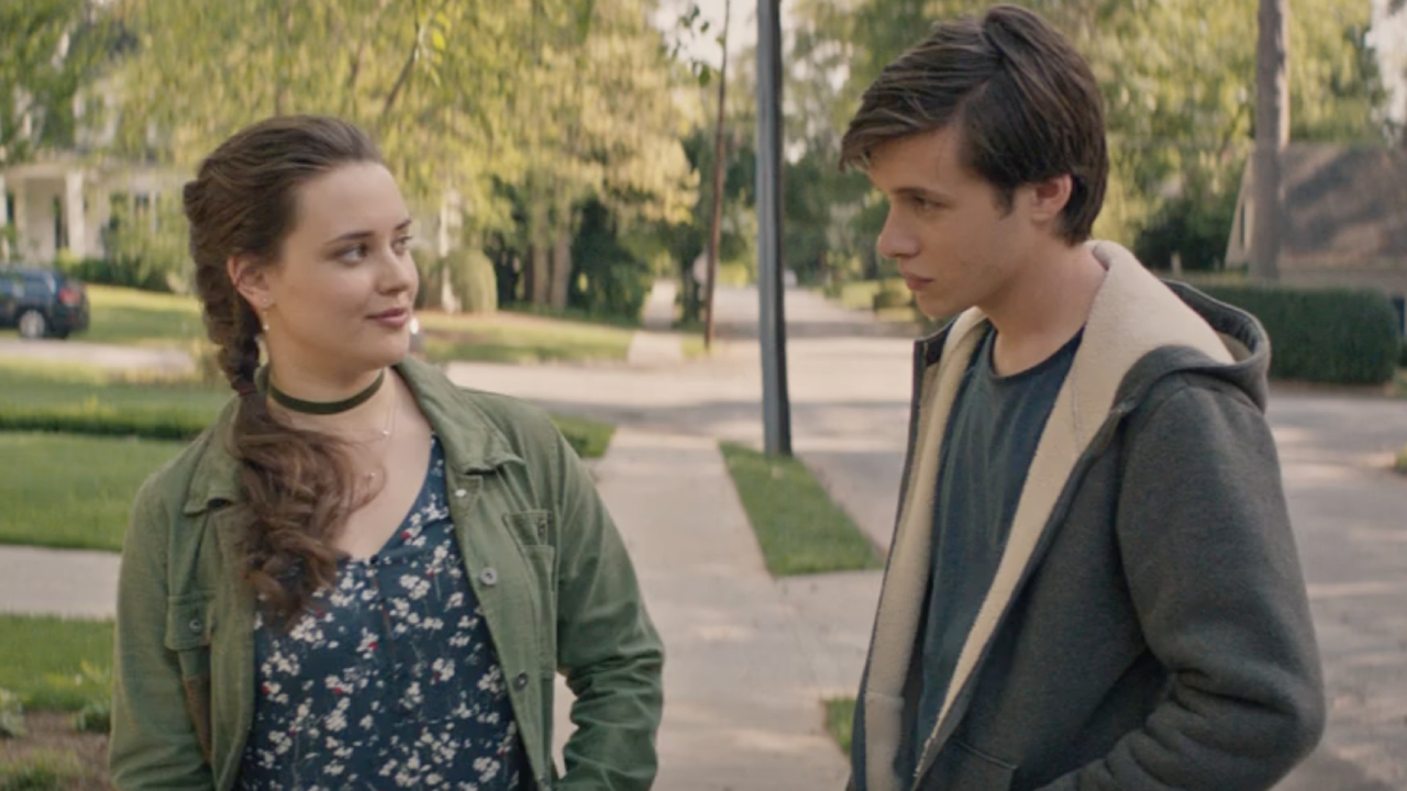 Leah and Simon on a walk in Love, Simon.