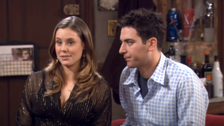 ashley williams as victoria with josh radnor on how i met your mother