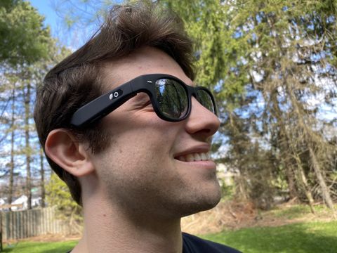 Lucyd Loud Bluetooth-Enabled Sunglasses on man