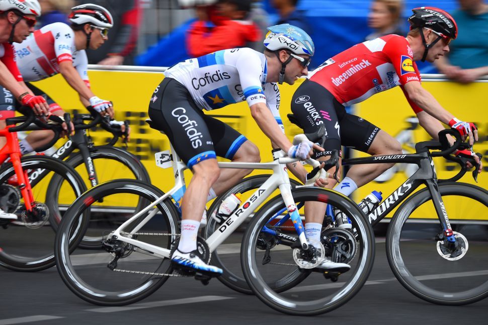 Elia Viviani made his Cofidis debut at the 2020 Schwalbe Classic