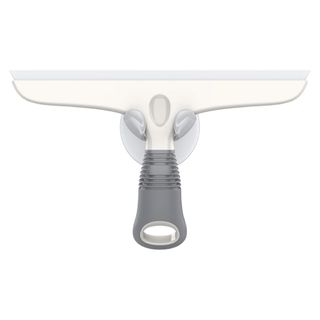 white and grey window squeegee