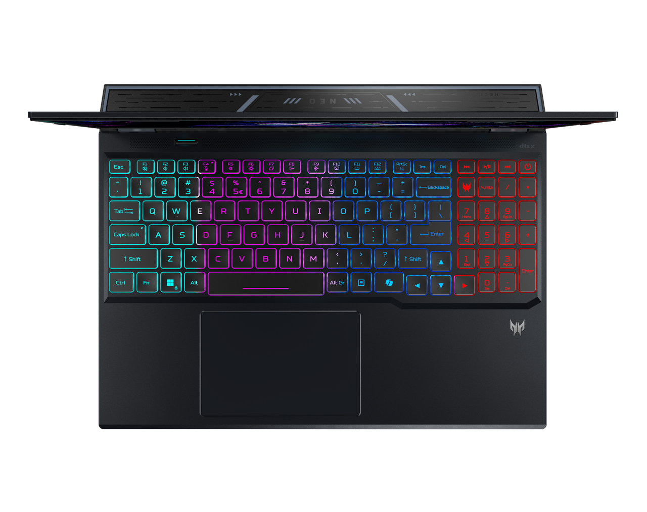 Press images of the Acer Predator Helio Neo AI laptops in 16 and 18-inch varieties