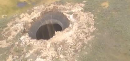 Scientists investigating what caused a massive crater in Siberia