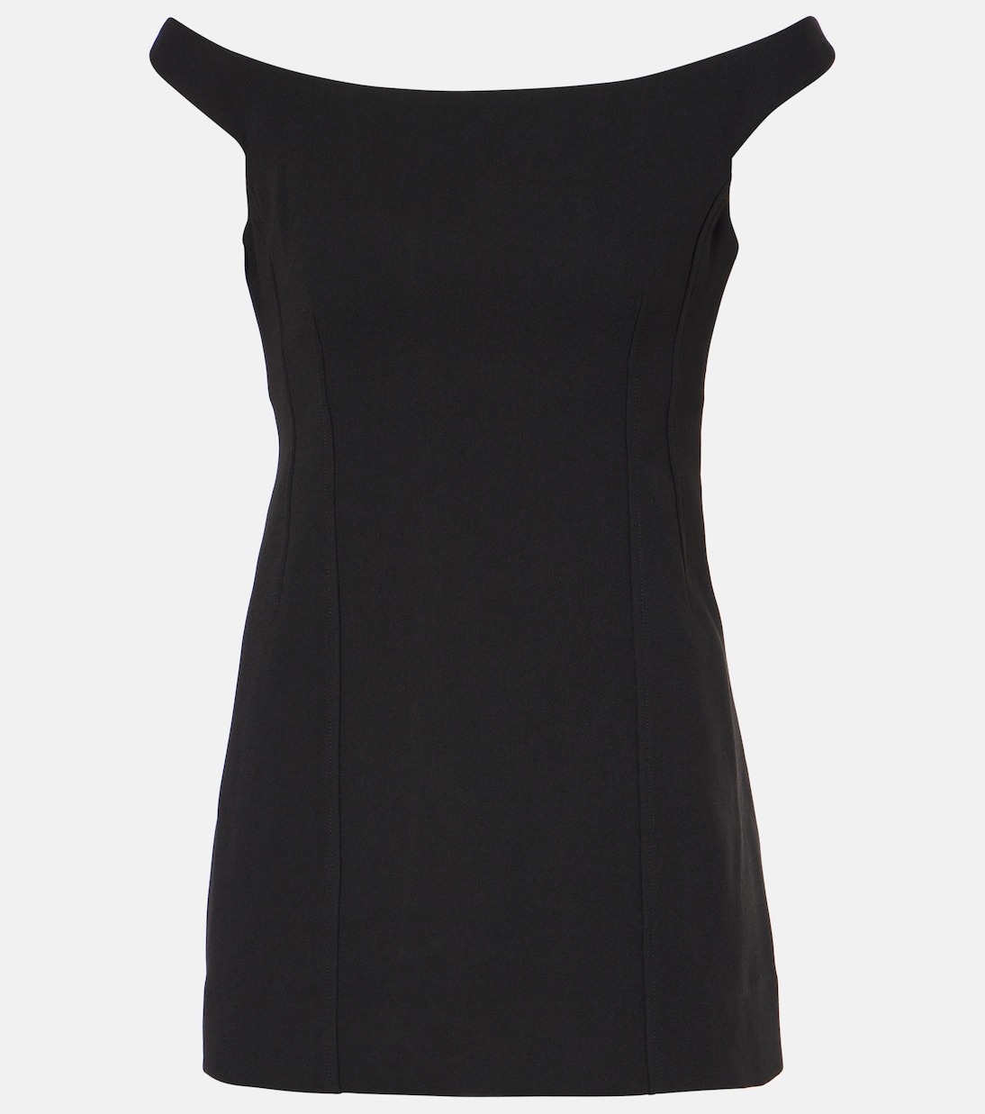 Off-Shoulder Top in Black - Toteme