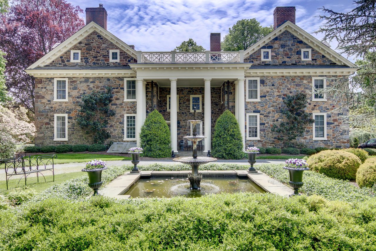 Historic stone houses.