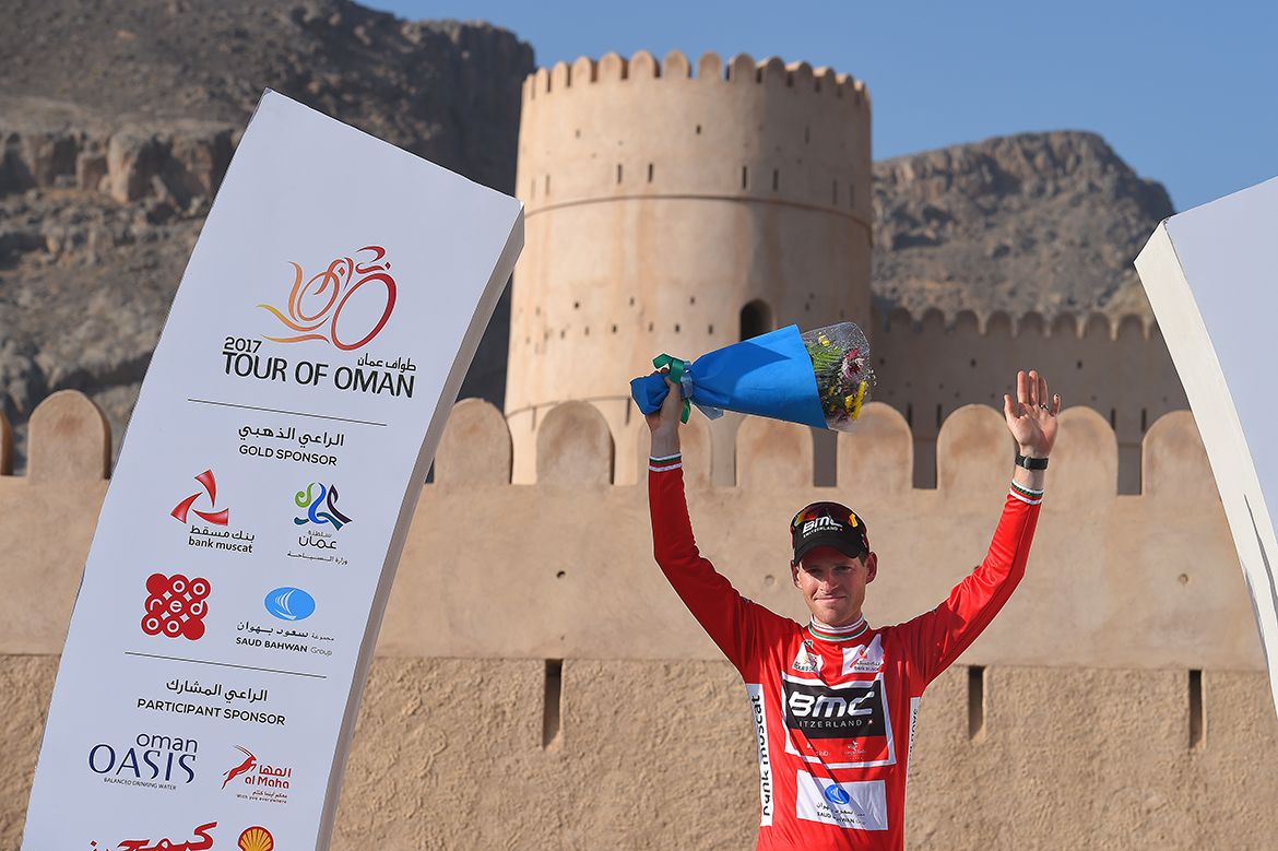 Ben Hermans on the stage 5 podium