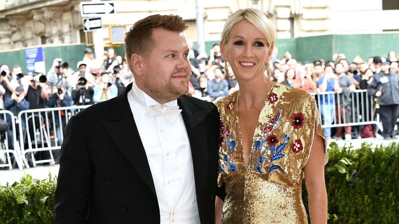 James corden and Julia Carey