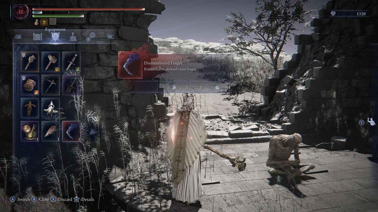 Elden Ring Nightreign Undertaker - Dropping the finger