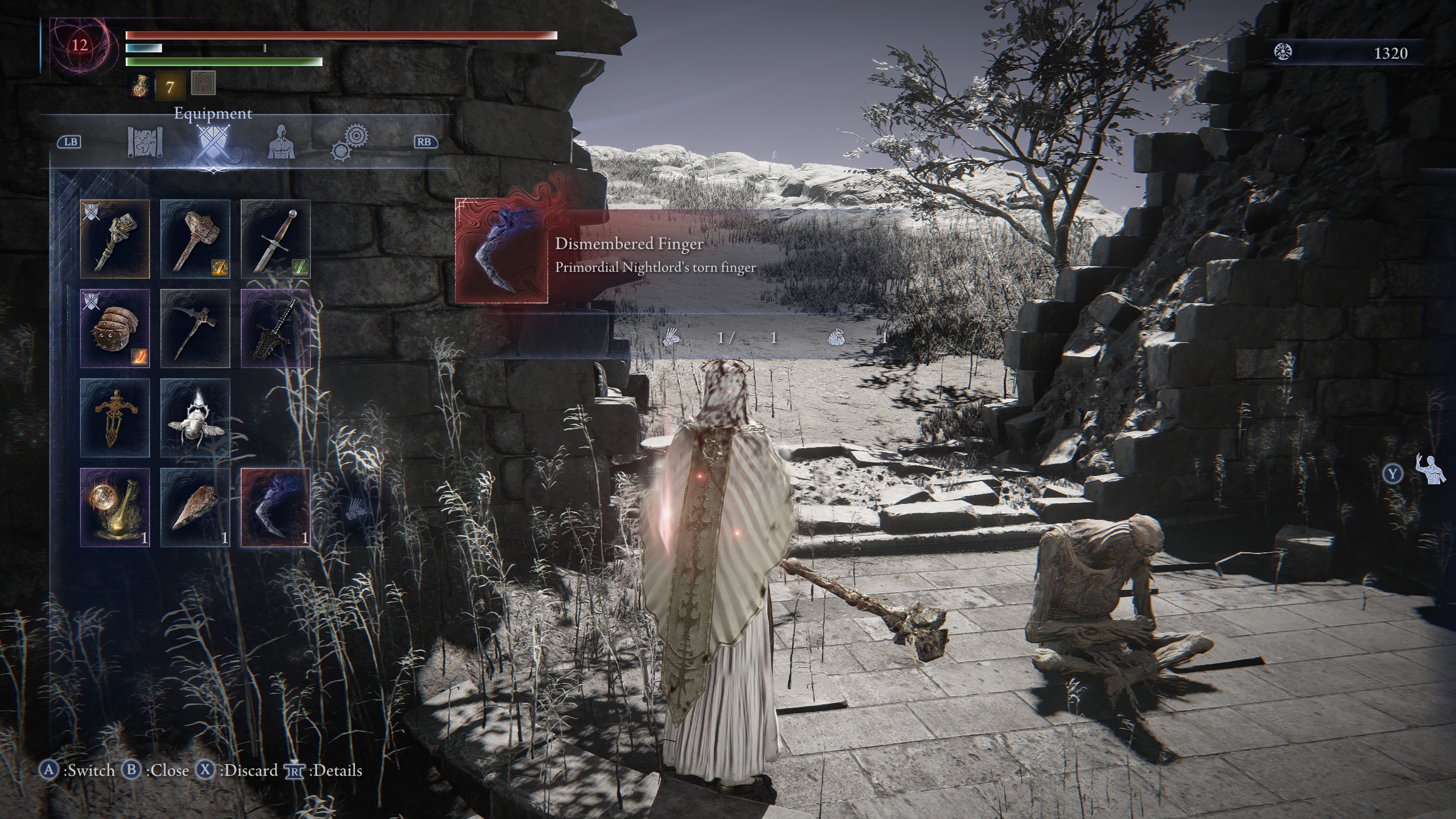 Elden Ring Nightreign Undertaker - Dropping the finger