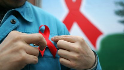 World Aids day ribbon
