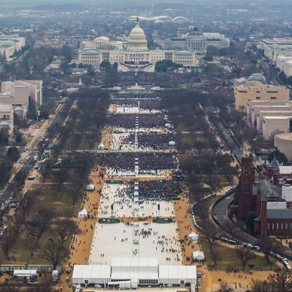 Trump inauguration vs. Obama inauguration