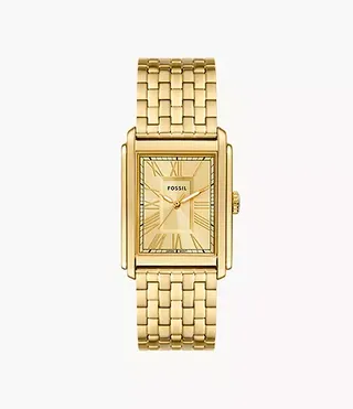 Carraway Three-Hand Gold-Tone Stainless Steel Watch