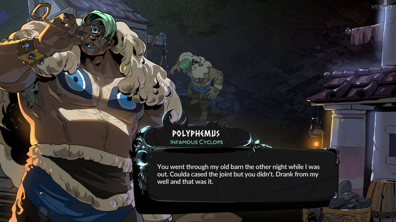 Hades 2 characters cyclops Polyphemus