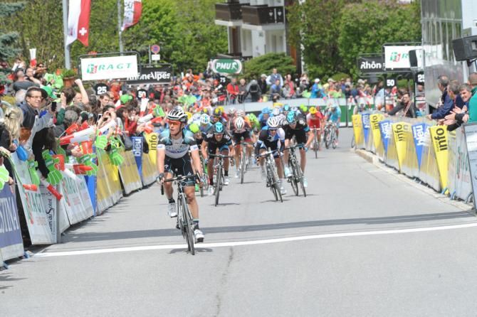 Gianni Meersman (Omega Pharma-Quick Step) won the sprint for second