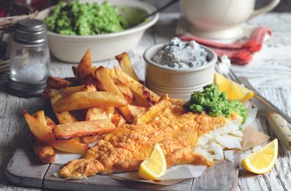 Slimming World fish and chips