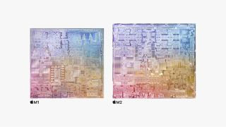 A comparison of the M1 and M2 chips