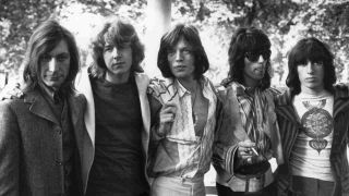 Rolling Stones posing for a photograph in 1969