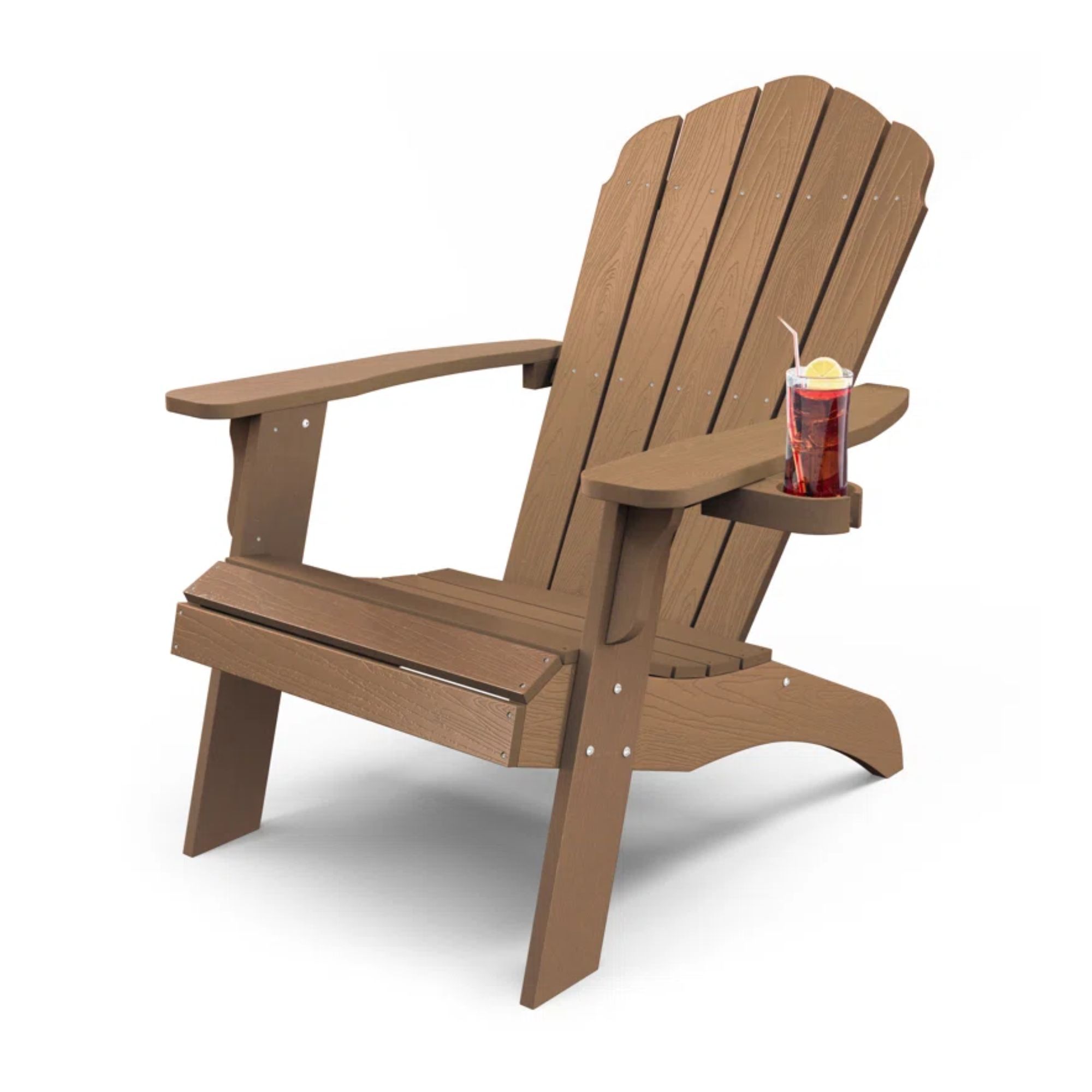 Allurine HIPS Plastic Oversize Adirondack Chair