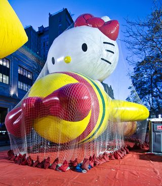 The helium that is used to inflate the Macy's balloons represents just a small fraction of the amount produced in the U.S. each year.