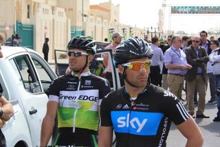 Team Sky's Davide Appollonio (right) finished in 6th position