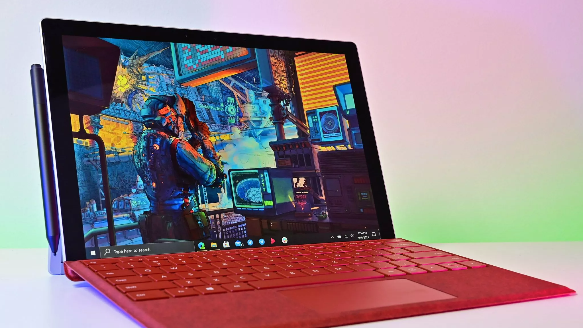 Surface Pro 7 with Type Cover