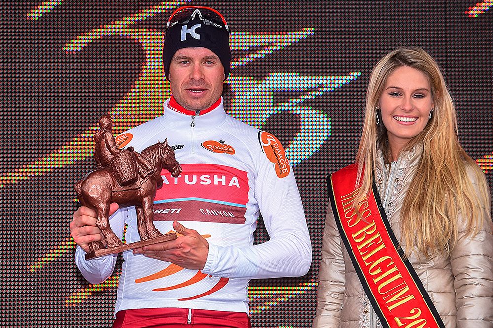 Alexandre Kristoff (Katusha) stays in the overall lead after stage 2 at Three Days of De Panne
