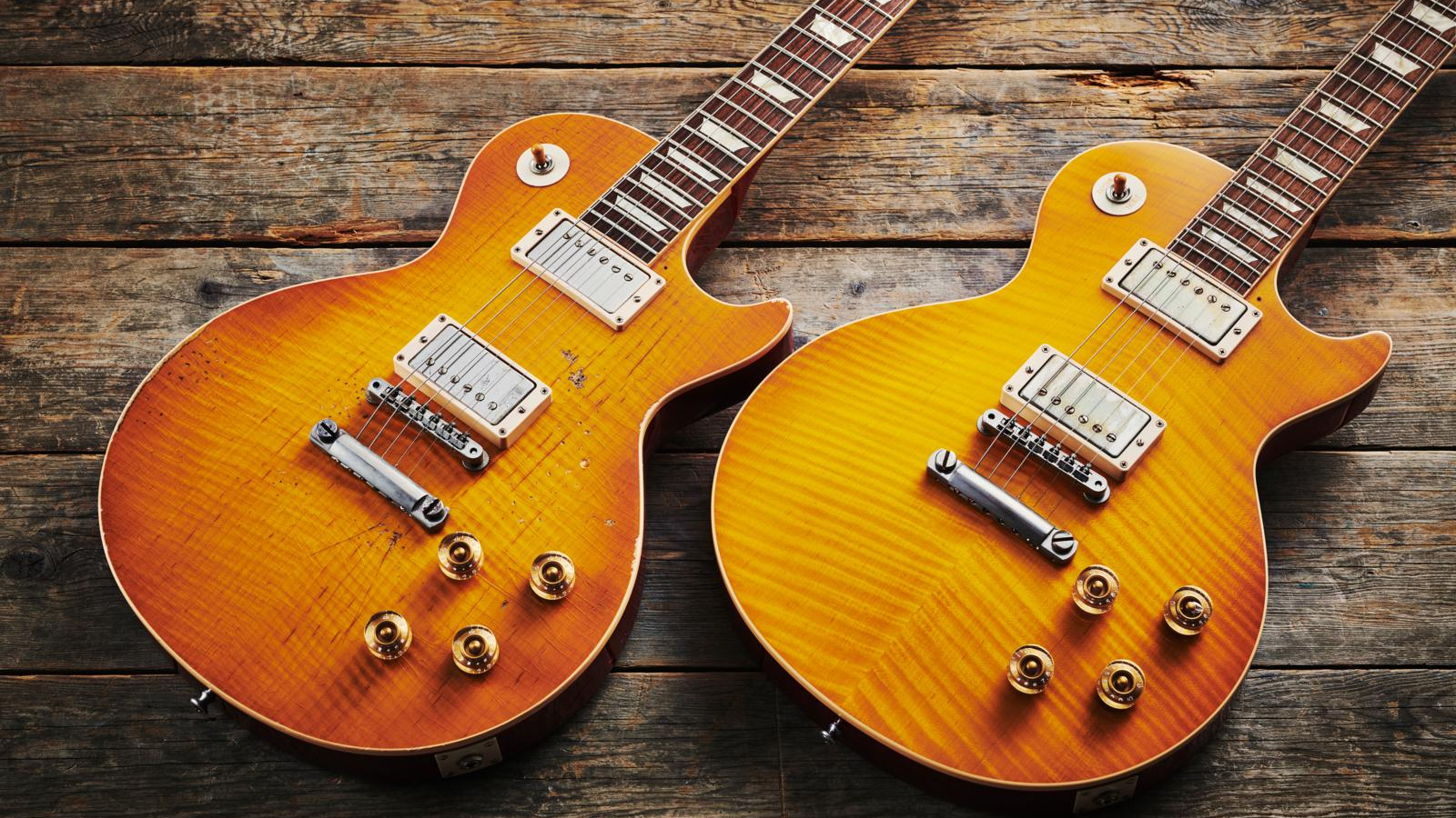 A pair of Gibson Paul Kossoff 1959 Les Paul electric guitars