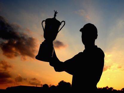 Martin Kaymer with the US Open Trophy in 2014. Credit: Getty Images