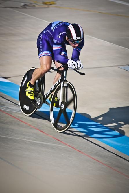 Matthew Baranoski defends his 1km time trial National Championship by laying down an impressive 1:04.486